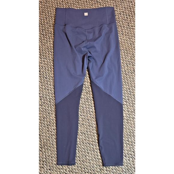 Vuori Women’s Colorblock Leggings Blue/Gray Lg Yoga Pants Athletic Activewear - Picture 3 of 6